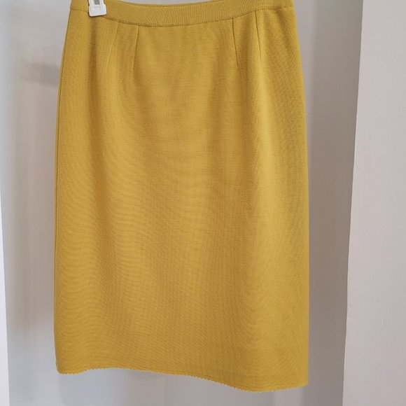 Gino Paoli Vintage Ribbed Knit Sweater Gold / Mustard - Picture 2 of 10